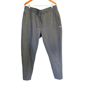 Champion Mens Athletic Joggers Pants XXL Gray Cotton/Polyester